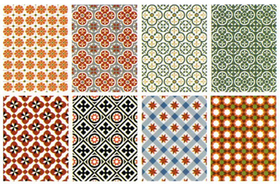 Modern çizgilerden Osmanlı motiflerine karo yer çinileri / seramikleri