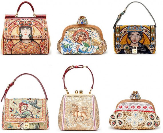 Dolce & Gabbana’nın Bizans temalı 2013 sonbahar/kış çanta koleksiyonu