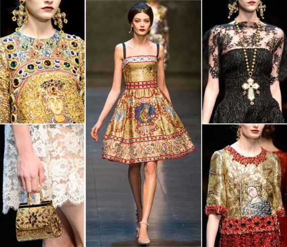 Dolce & Gabbana’nın Bizans temalı 2013 sonbahar/kış çanta koleksiyonu